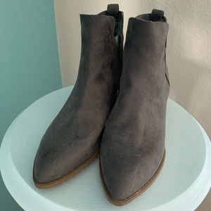 Suede Booties